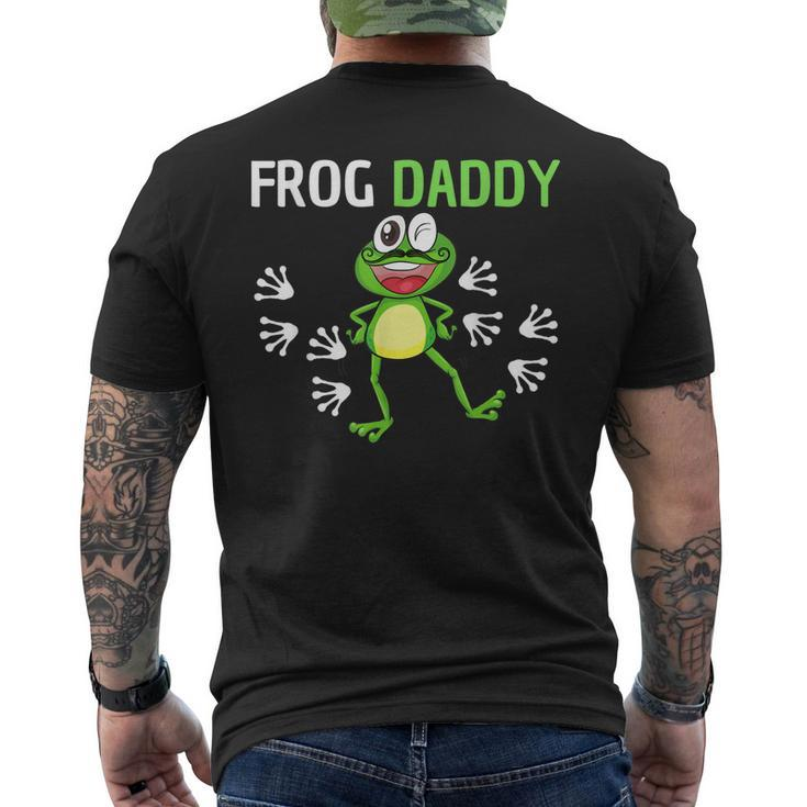 Frog Daddy Best Frog Dad Ever Mens Back Print T-shirt