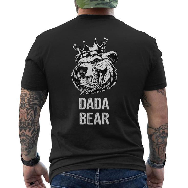 Funny Fathers Day Gifts Grandpa Papa Dada Bear Men Women Mens Back Print T-shirt