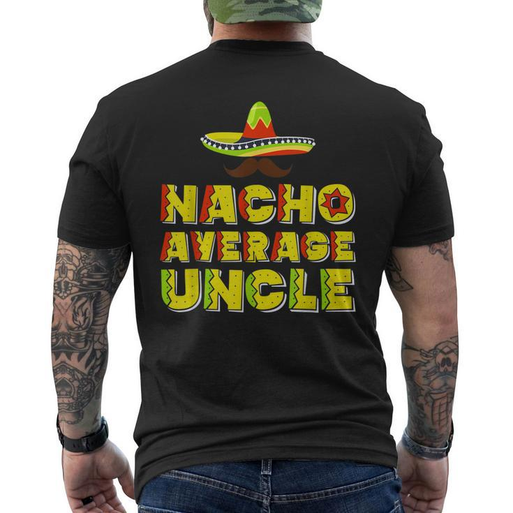 Funny Uncle Design For Uncle Men Mexican Uncle Food Lovers Mens Back Print T-shirt
