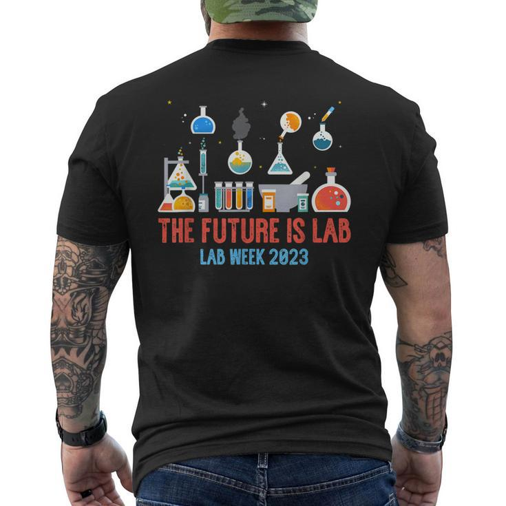 The Future Is Lab Medical Laboratory Professionals Week 2023 Men's Back Print T-shirt