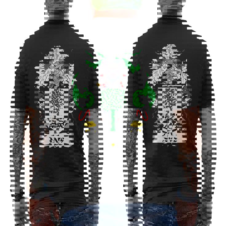 Galvez Coat Of Arms Family Crest Mens Back Print T-shirt