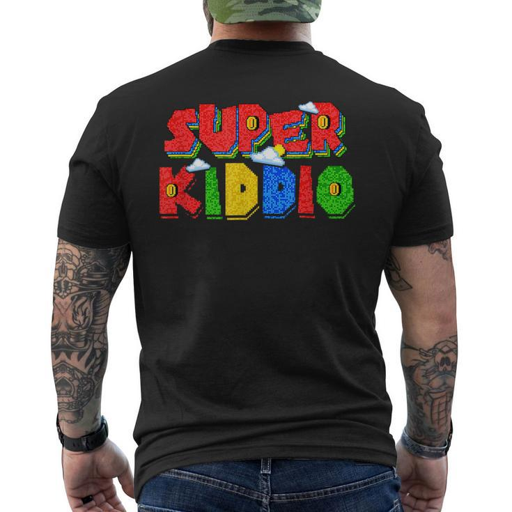 Gamer Super Kiddio Gamer Outfits For Kiddio Men's T-shirt Back Print