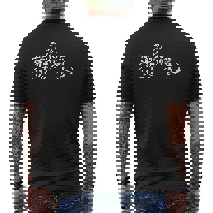 Ggbig T For Sorority Families Great Grandbig Family Men's Back Print T-shirt