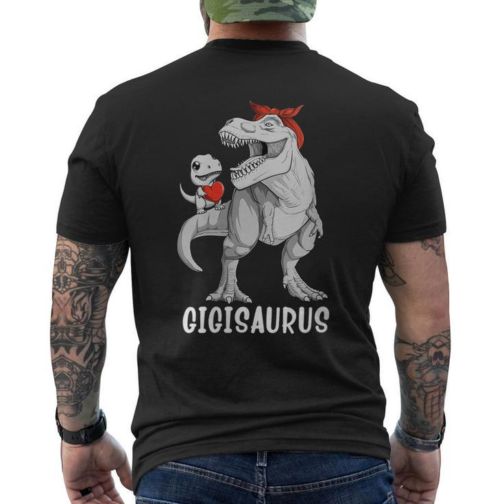 Womens Gigisaurus Dinosaur Gigi T Rex Saurus Men's Back Print T-shirt