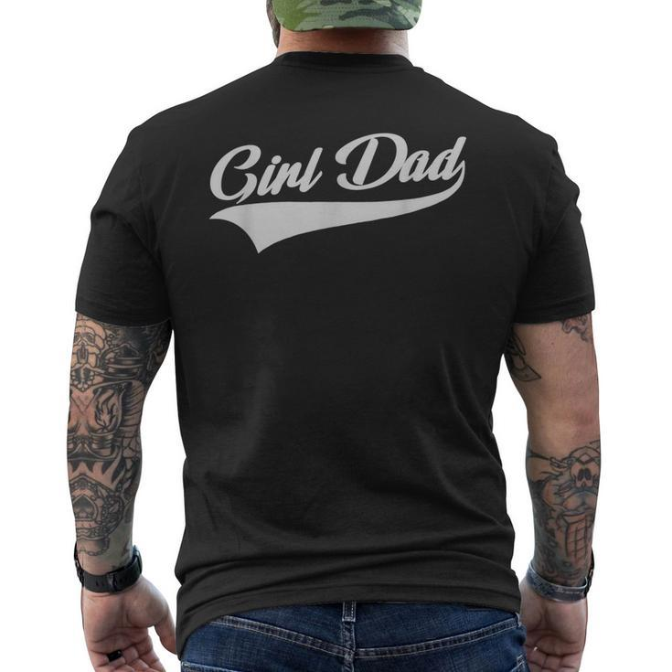 Mens Girl Dad - Father Of Girls - Proud New Girl Dad - Classic Men's Back Print T-shirt