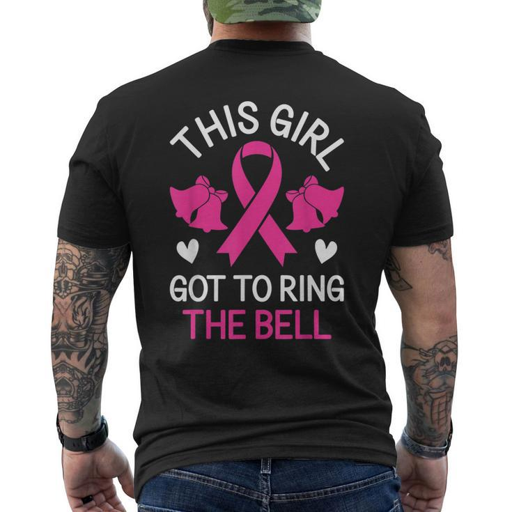 This Girl Got To Ring The Bell Chemo Grad Breast Cancer Men's Back Print T-shirt