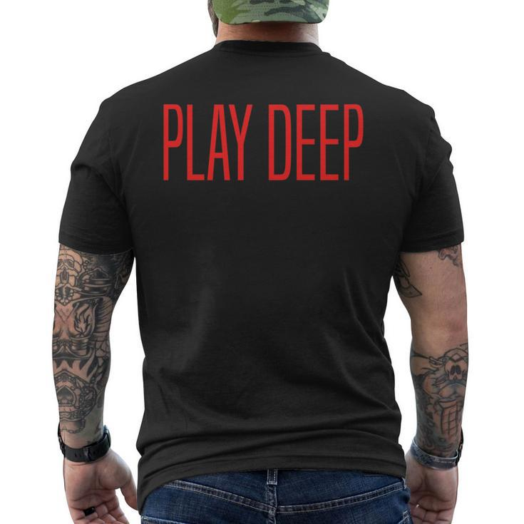 Mens Go Deep Go Deep Men's Back Print T-shirt