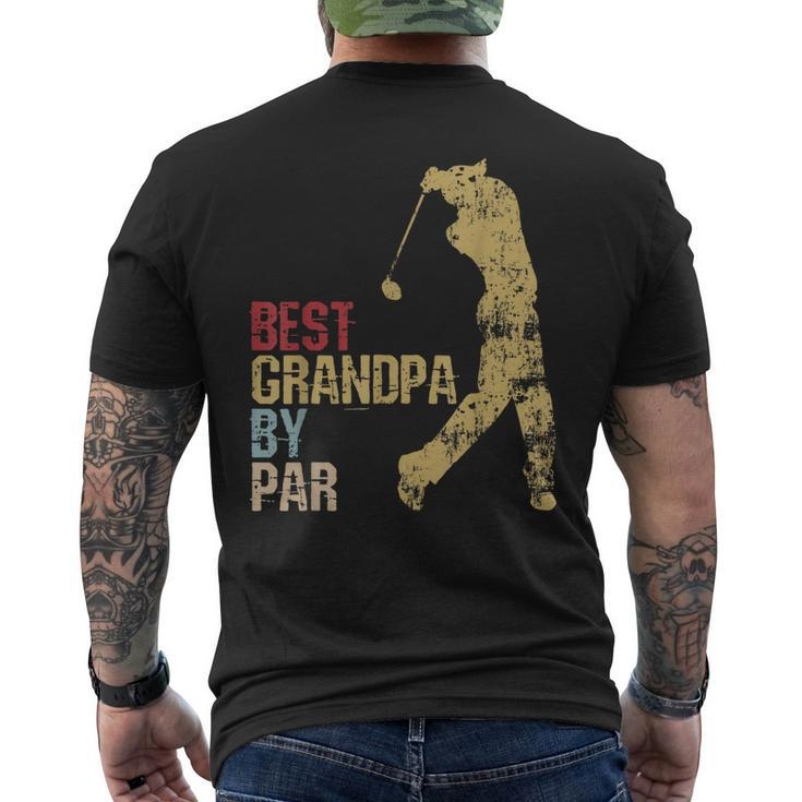 Golfing Fathers Day Golf Grand Daddy Golfer Gift For Mens Mens Back Print T-shirt