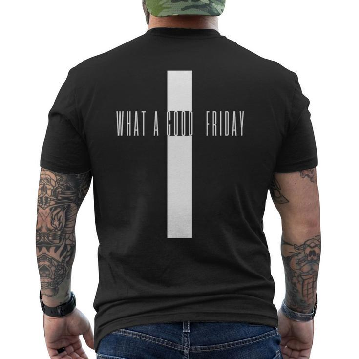 What A Good Friday April 15 Graphic Men's Back Print T-shirt