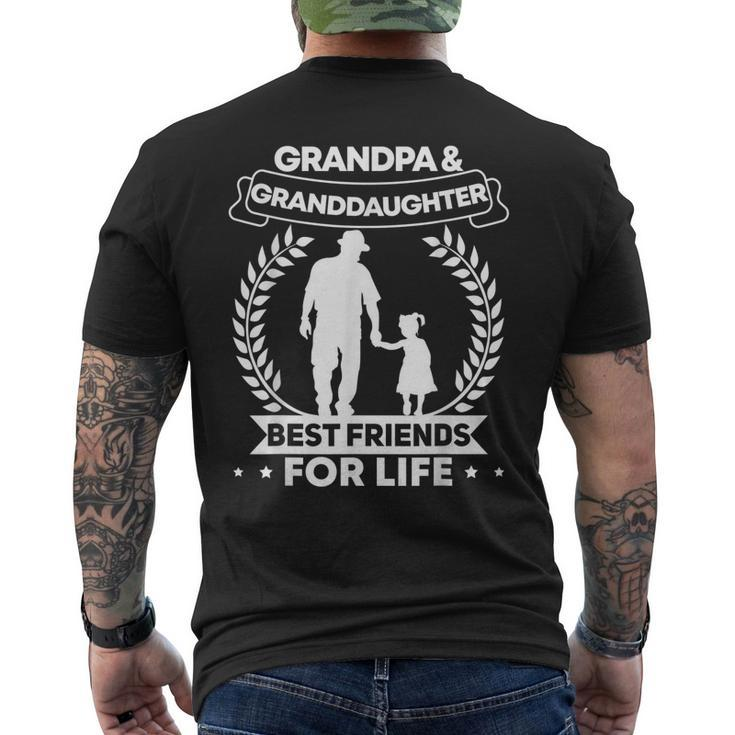 Grandfather Granddaughter Grandpa And Granddaughter Matching Men's Back  Print T-shirt