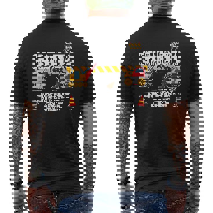 Grandpa Birthday Crew Construction Birthday Party Shirt