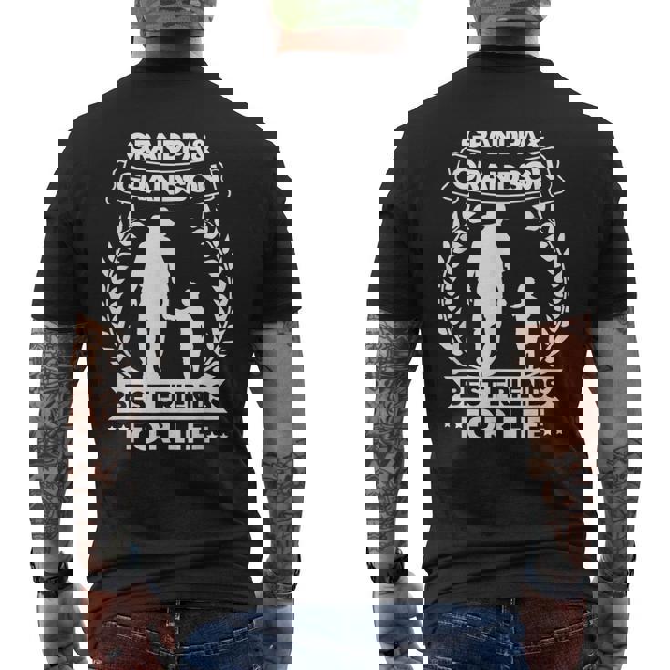 Grandpa And Grandson Matching Grandfather And Grandson Men's Back Print T-shirt