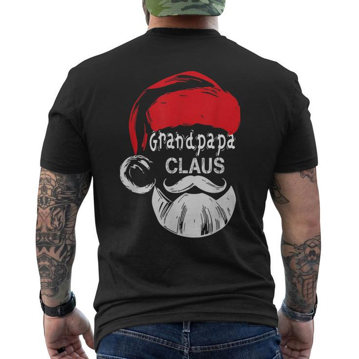 Grandpapa Claus Christmas Grandpa Men's Back Print T-shirt