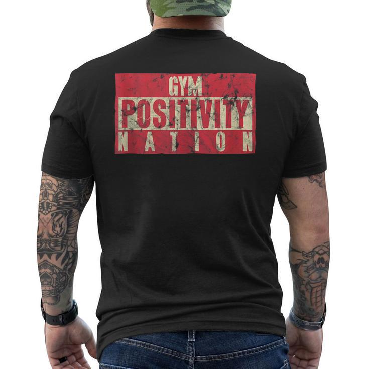 Gym Positivity Nation Fitness Men's Back Print T-shirt