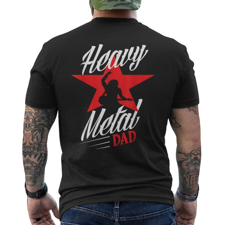 Heavy Metal Dad Rock Music Musician Heavy Metal Men's Back Print T-shirt