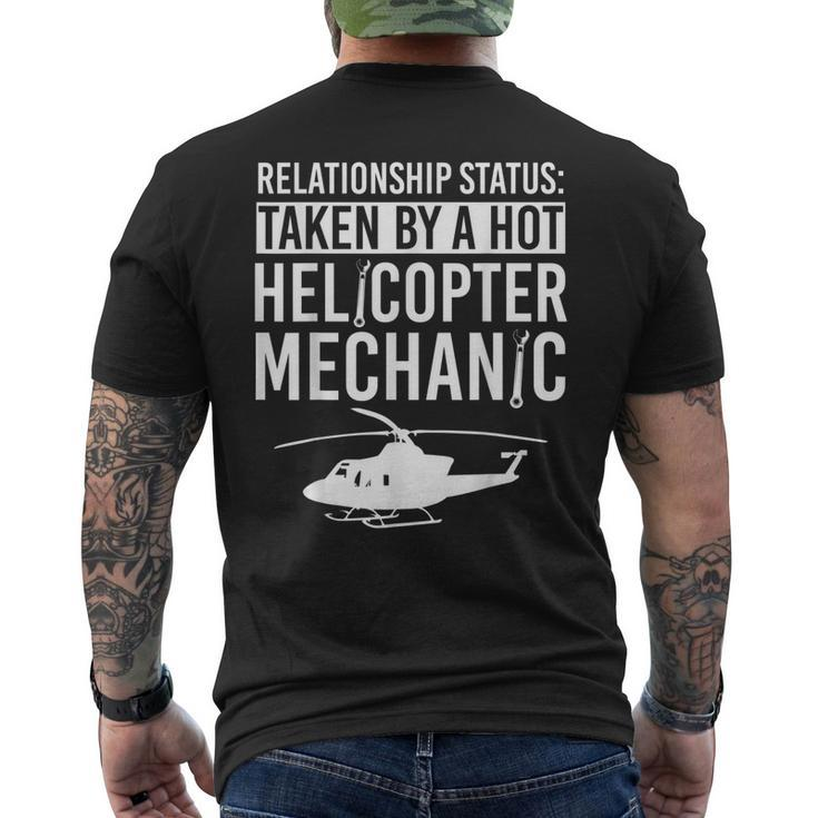 Helicopter Mechanic Apparel Gifts For Helicopter Mechanics Mens Back Print T-shirt