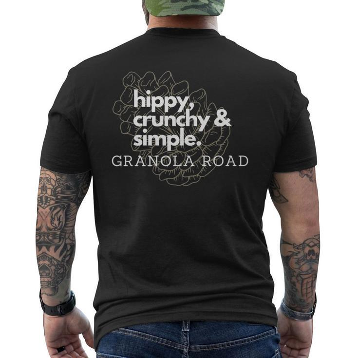 Hippy Crunchy & Simple Men's Back Print T-shirt