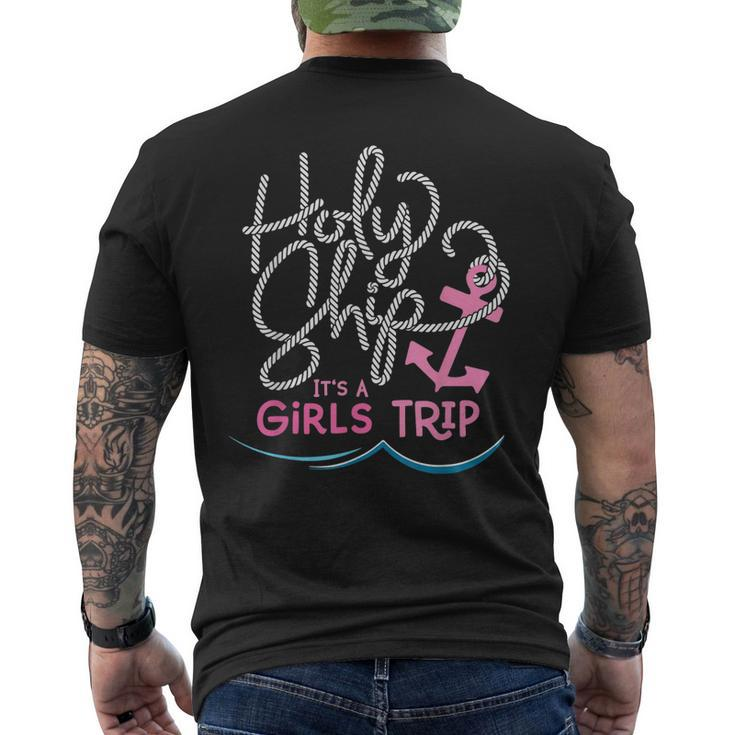 Holy Ship Girls Trip Fun Cruise Vacation Nautical Men's Back Print T-shirt
