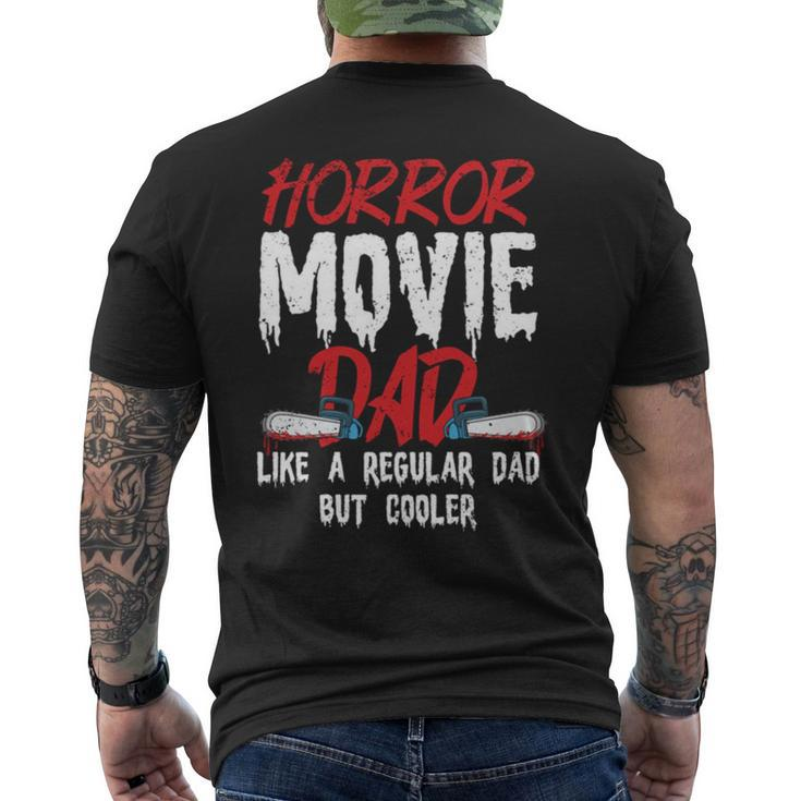 Horror Movie For Your Horror Movie Halloween Single Dad S Men's Back Print T-shirt