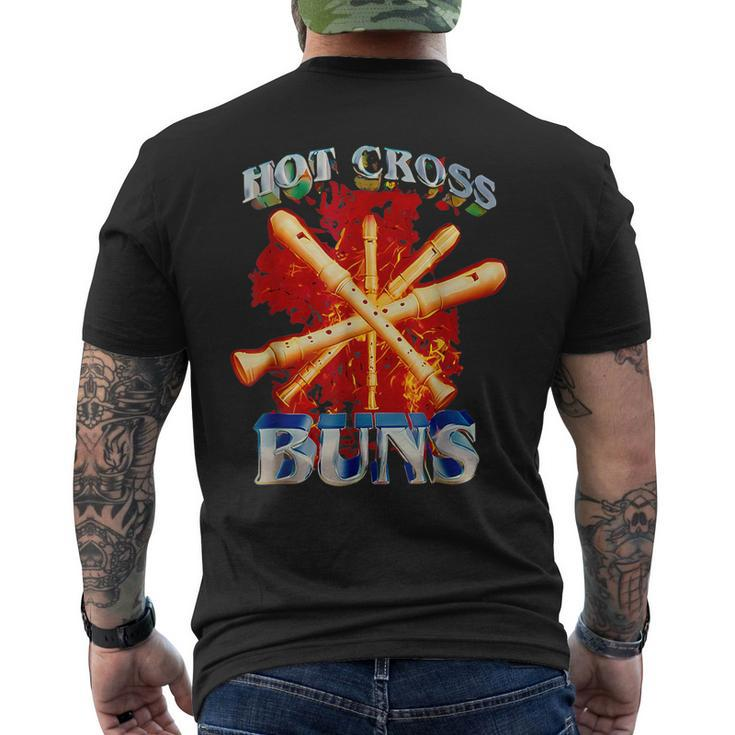 Hot Cross Buns Cool And Hilarious Men's Back Print T-shirt