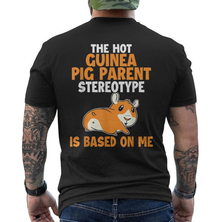 Hot Guinea Pig Parent Stereotype Cavy Caviidae Guinea Pigs Men's T-shirt Back Print