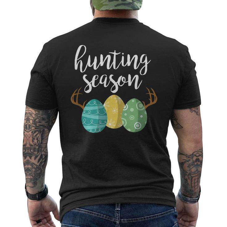 Hunting Season - Cute Bunny Easter Men's Back Print T-shirt