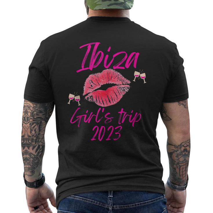 Ibiza Girls Trip 2023 - Summer Travel Ibiza Party Men's Back Print T-shirt