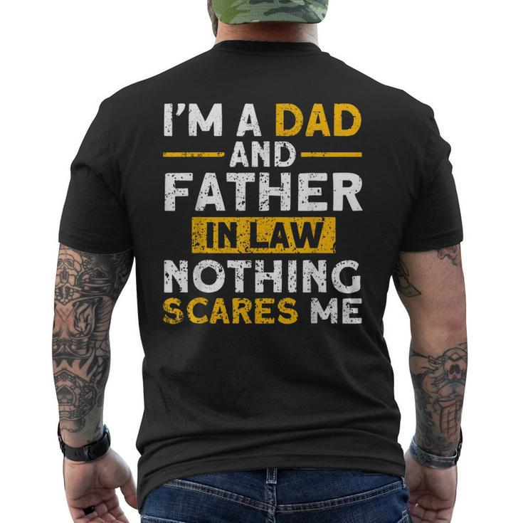 Im A Dad And Father In Law Family Mens Back Print T-shirt