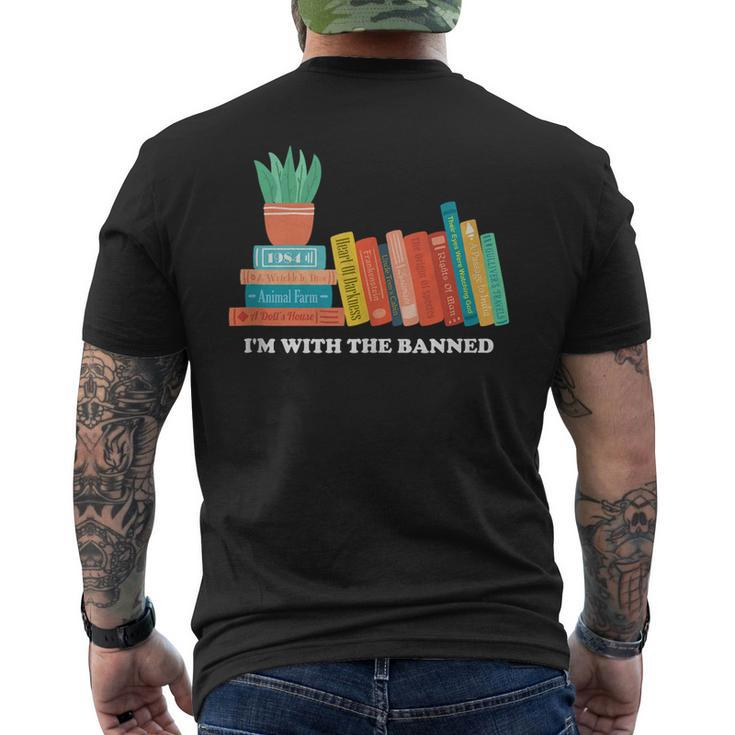 Im With The Banned Books  Mens Back Print T-shirt