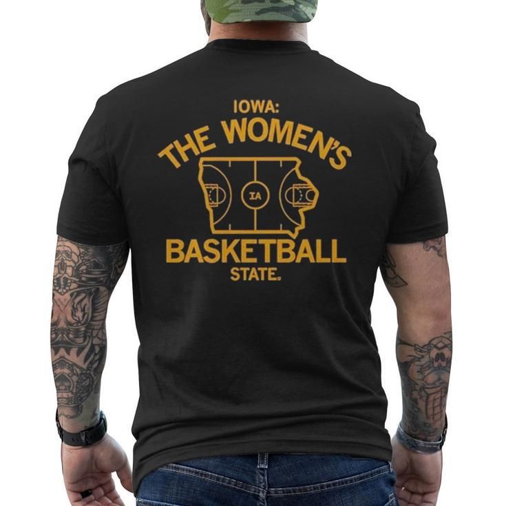 Iowa The Women’S Basketball State Men's Back Print T-shirt