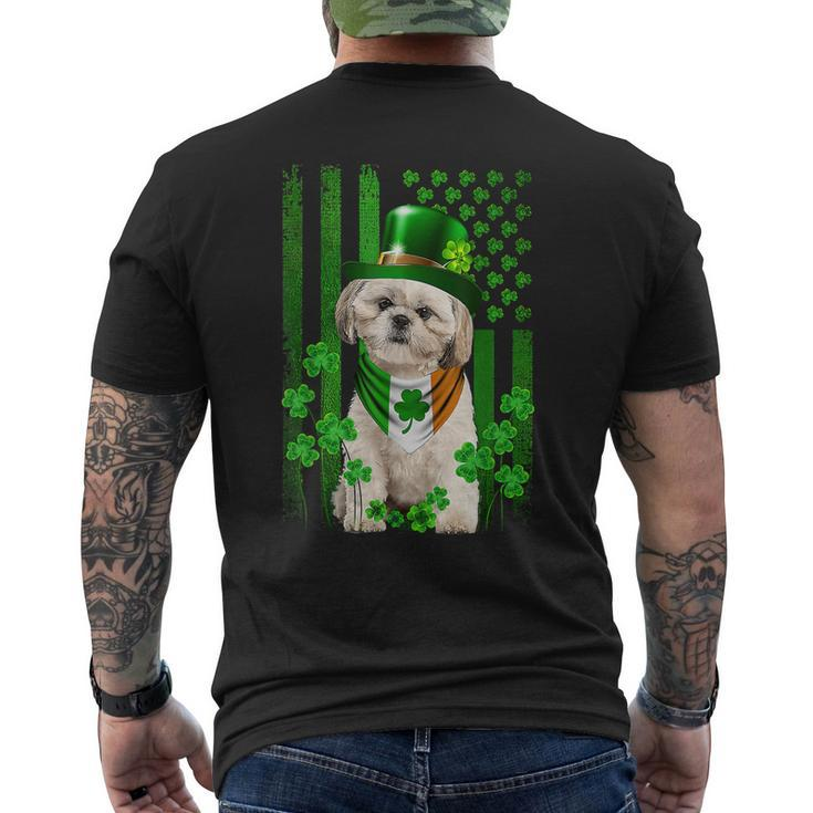 Irish Shih Tzu St Patricks Day Leprechaun Shih Tzu Men's T-shirt Back Print