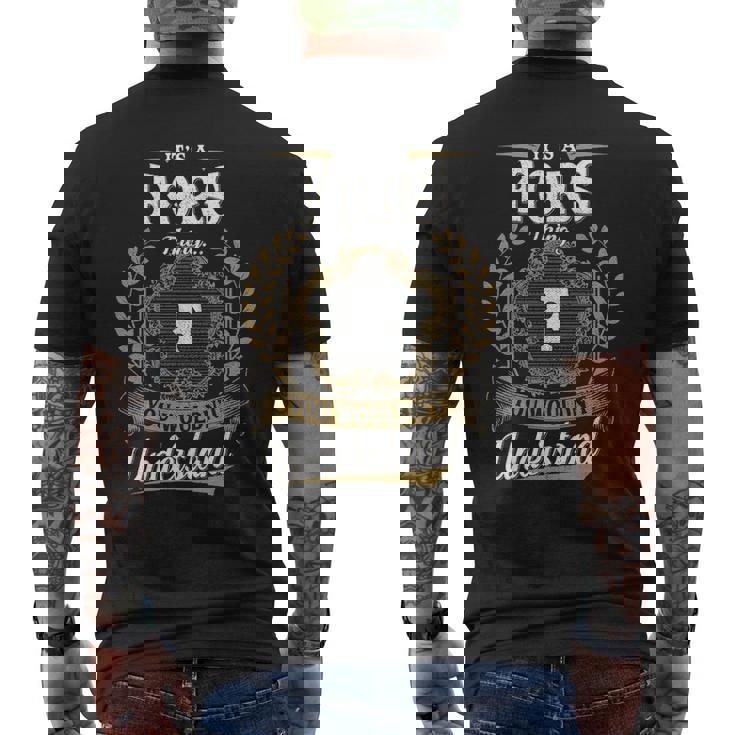 Its A Fors Thing You Wouldnt Understand Shirt Fors Family Crest Coat Of Arm Mens Back Print T-shirt