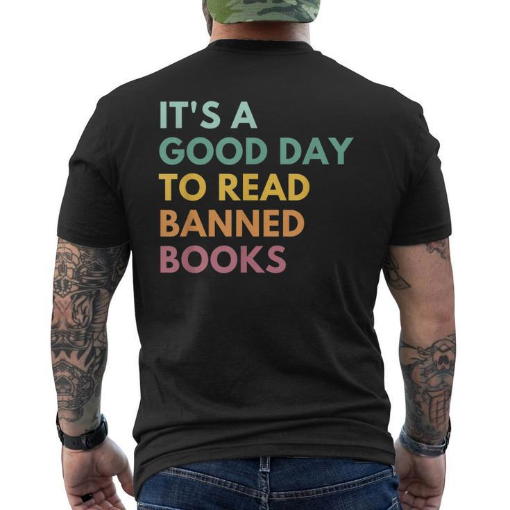 Its A Good Day To Read Banned Books Banned Books Men's Back Print T-shirt