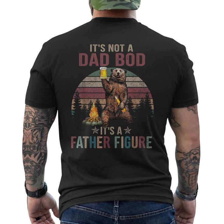 Its Not A Dad Bod Its A Father Figure Fathers Day Vintage Men's T-shirt Back Print