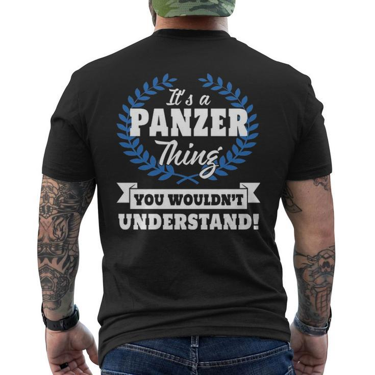 Its A Panzer Thing You Wouldnt Understand Panzer For Panzer A Men's T-shirt Back Print