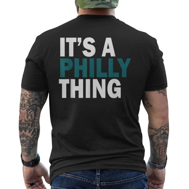Its A Philly Thing Men's Back Print T-shirt