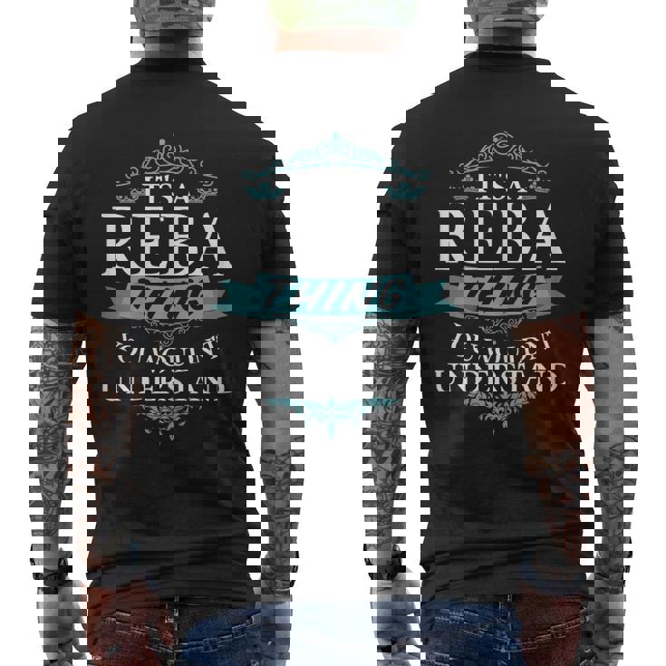 Its A Reba Thing You Wouldnt Understand Men's Back Print T-shirt