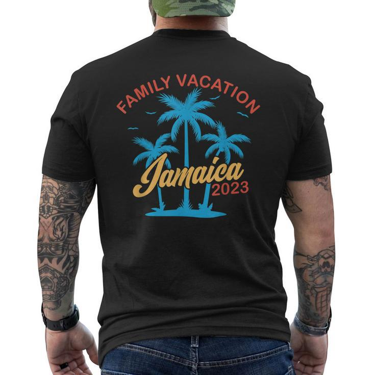 Jamaica Family Vacation 2023 Matching Group Summer Vacation Men's Back Print T-shirt