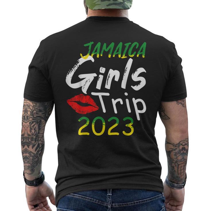 Jamaica Girls Trip 2023 Bride Squad Jamaica Best Friend Trip Men's Back Print T-shirt
