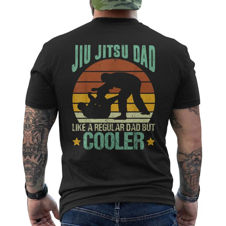 Jiu Jitsu Dad Funny Brazilian Jiu Jitsu Training Father Gift For Mens Mens Back Print T-shirt