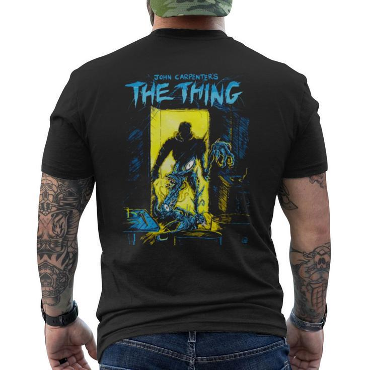 John Carpenter’S The Thing  Men's Crewneck Short Sleeve Back Print T-shirt