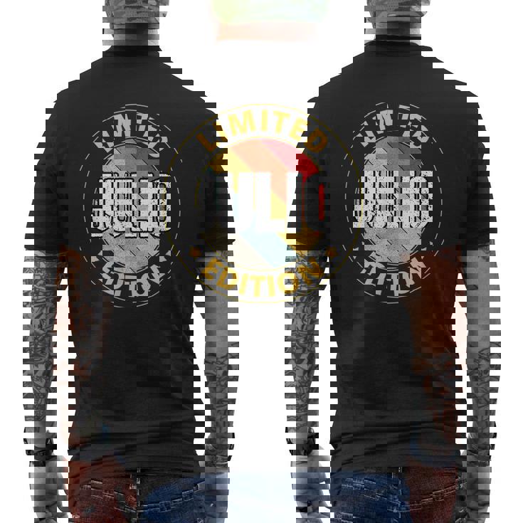 Julio Name Men's Back Print T-shirt