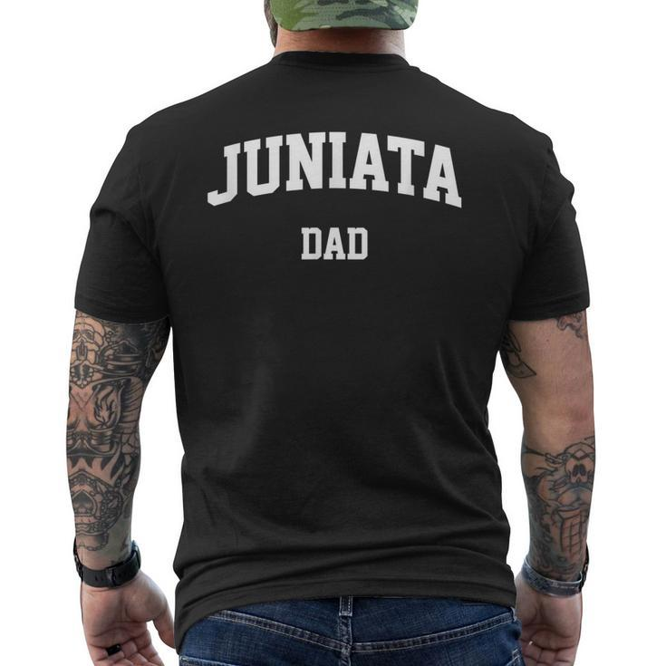 Juniata Dad Athletic Arch College University Alumni Men's T-shirt Back Print