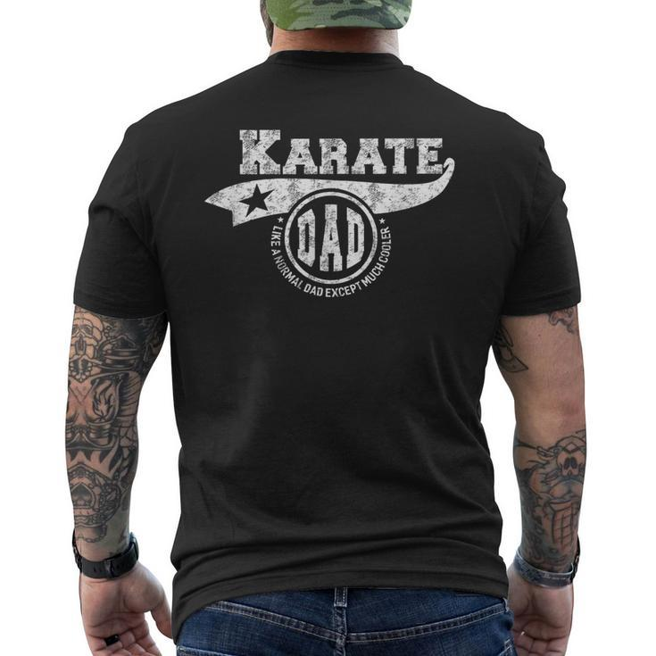 Karate Dad Fathers Day Father Sport Men V2 Men's T-shirt Back Print