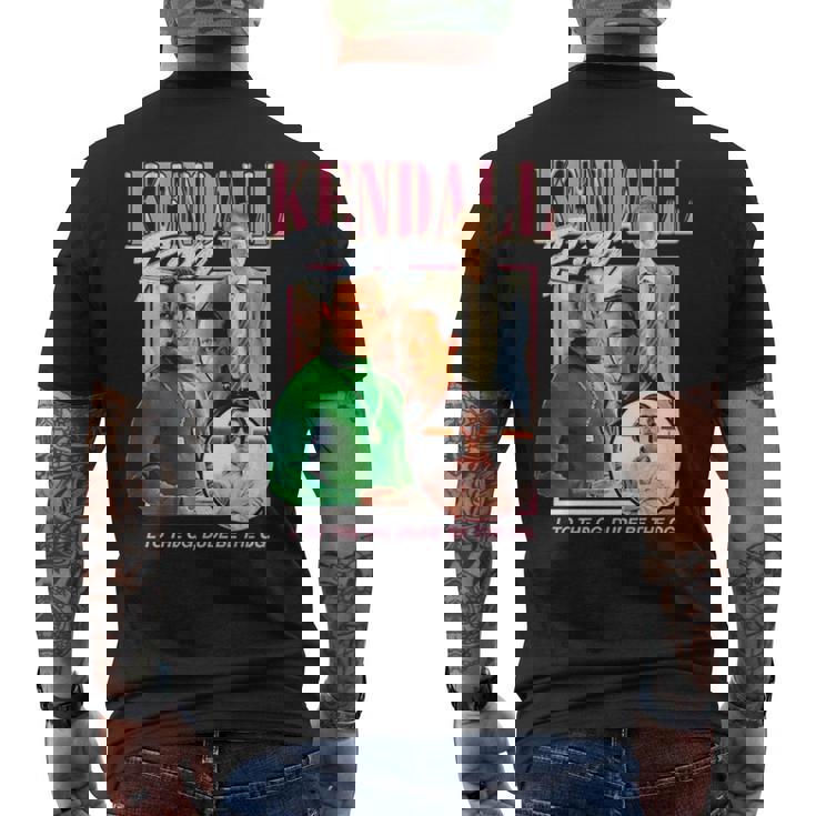 Kendall Roy L To The Og Dude Be The Og Men's Back Print T-shirt