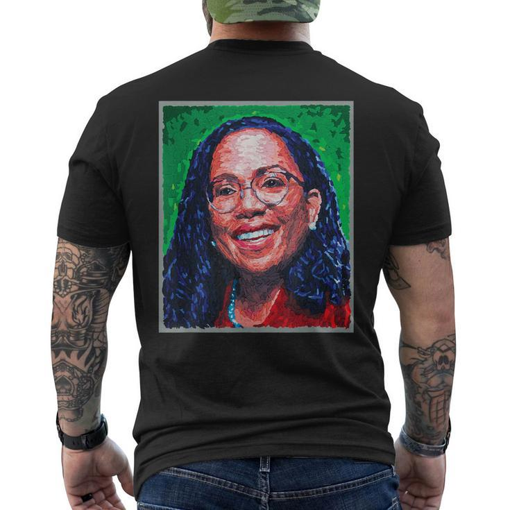 Ketanji Brown Jackson Black History African Woman Judge Law Men's Back Print T-shirt