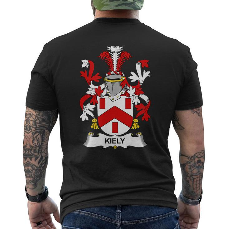 Kiely Coat Of Arms Family Crest Mens Back Print T-shirt