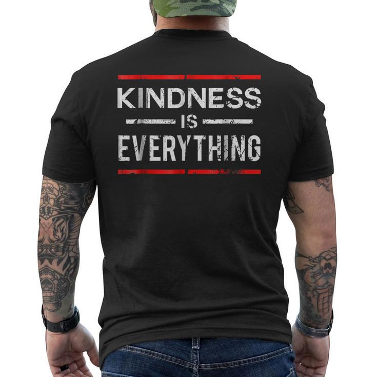 Kindness Is Everything Spreading Love Kind And Peace Men's Back Print T-shirt