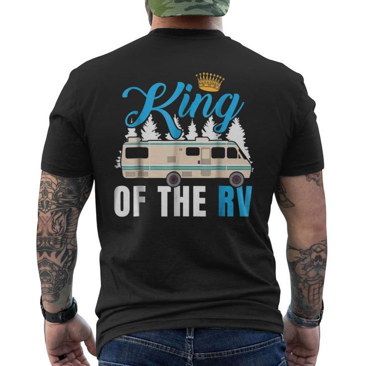 King Of The Rv Camper Rv Owner T For Dad Men's Back Print T-shirt