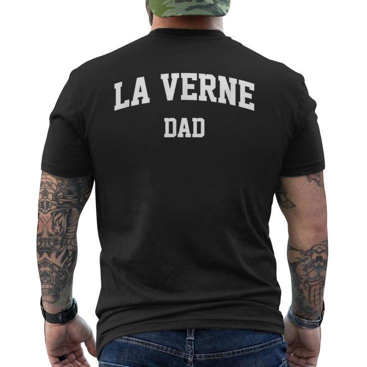 La Verne Dad Athletic Arch College University Alumni Men's T-shirt Back Print